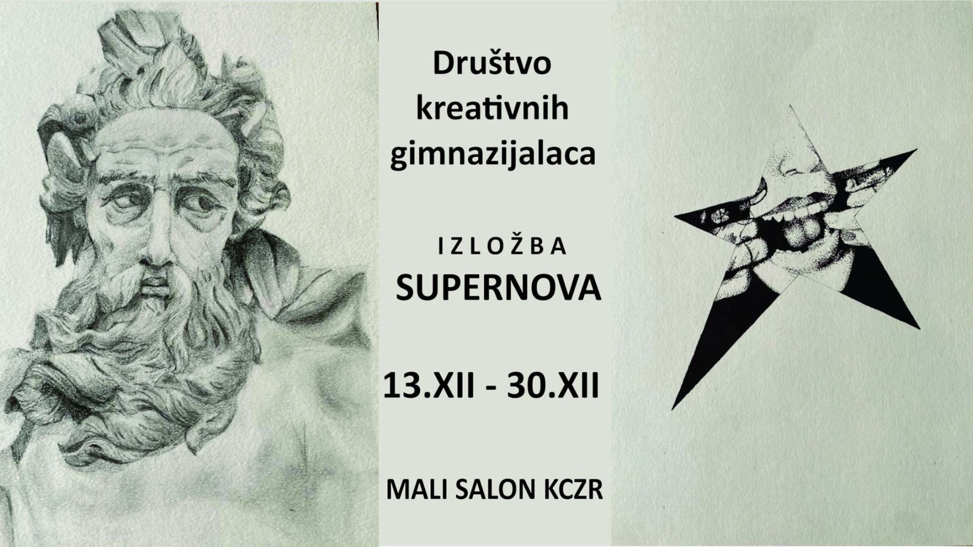 13. 12. Izložba Društva kreativnih gimnazijalaca “Supernova”