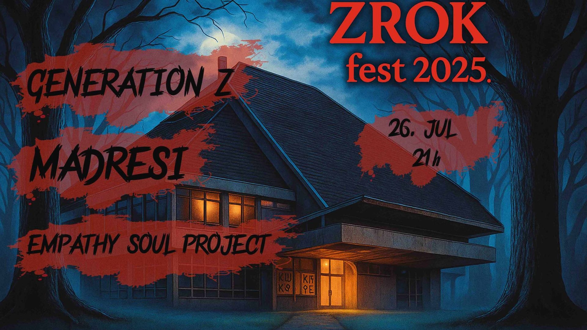 26. 07. Koncert: Generation Z, Madresi, Empathy Soul Project