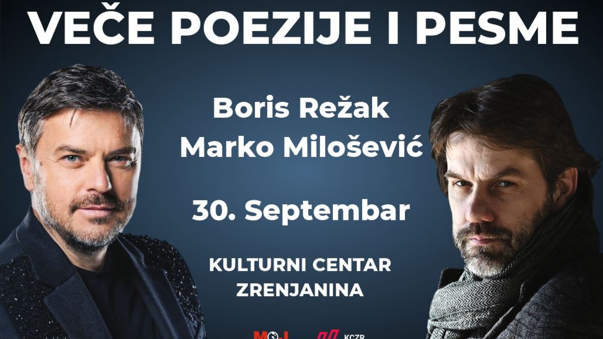 30. 09. Veče poezije i pesme Borisa Režaka i Marka Miloševića