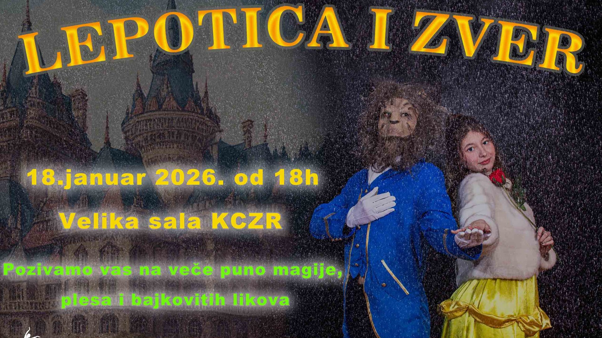 18. 01. Baletska predstava “Lepotica i zver”