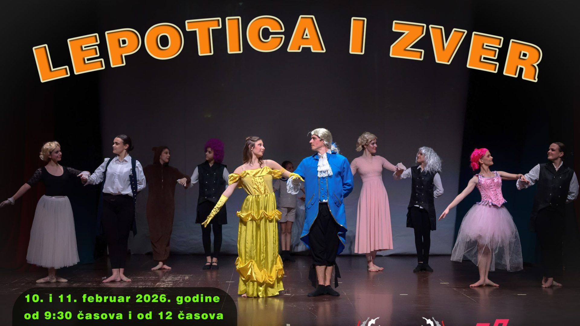 10. 02. Humanitarno izvođenje baletske predstave “Lepotica i zver”