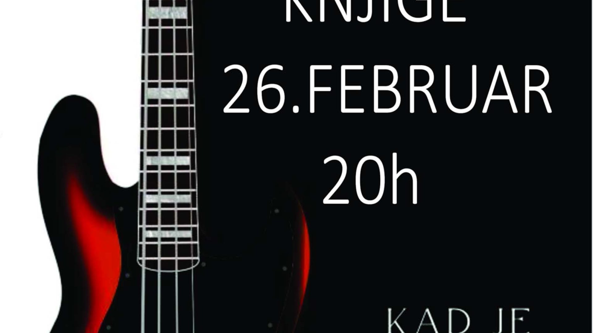 26. 02. Promocija knjige Aleksandra Kravića “Kad je muzika bila važna”