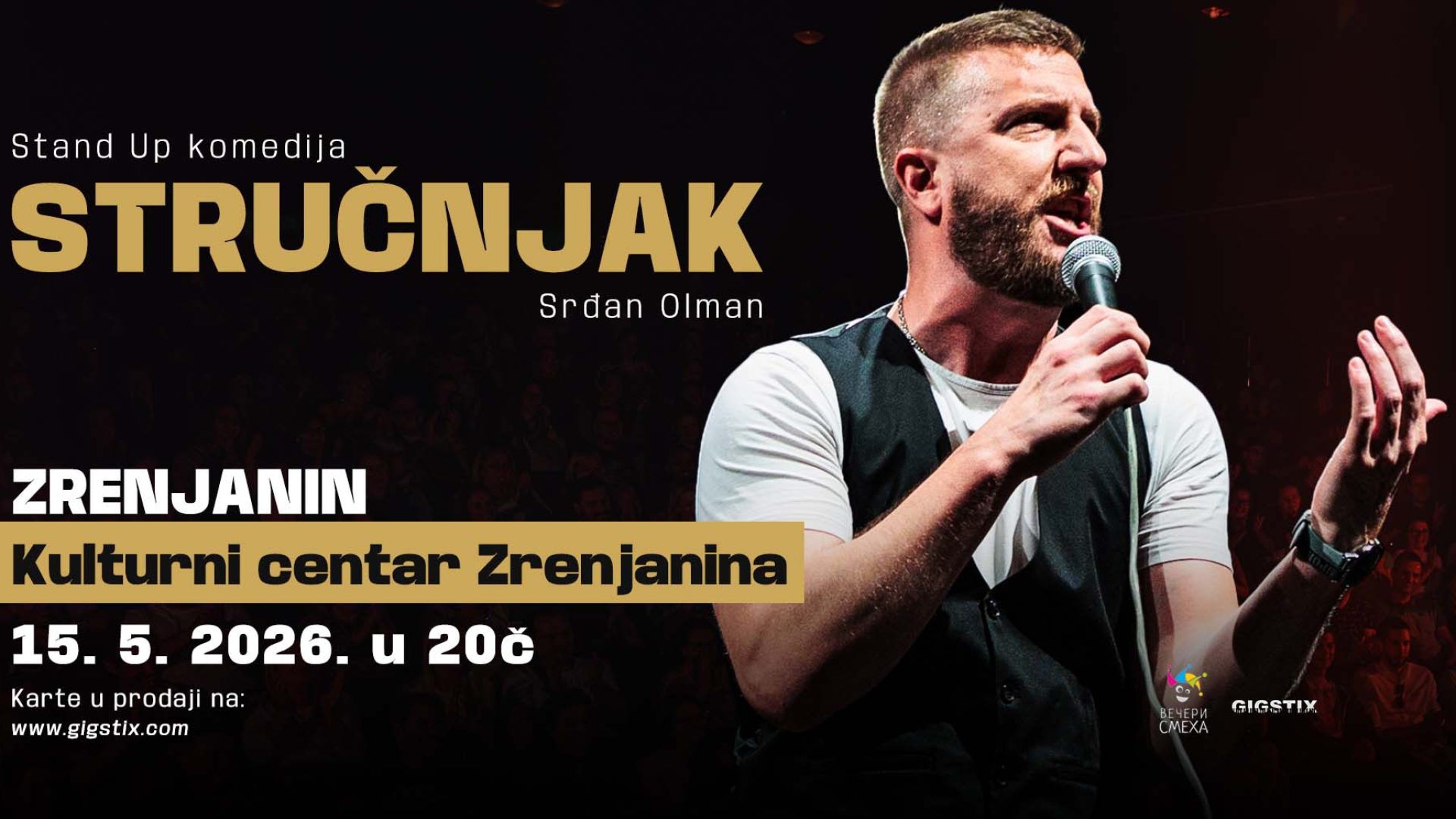 15. 05. Stendap šou Srđana Olmana – Stručnjak