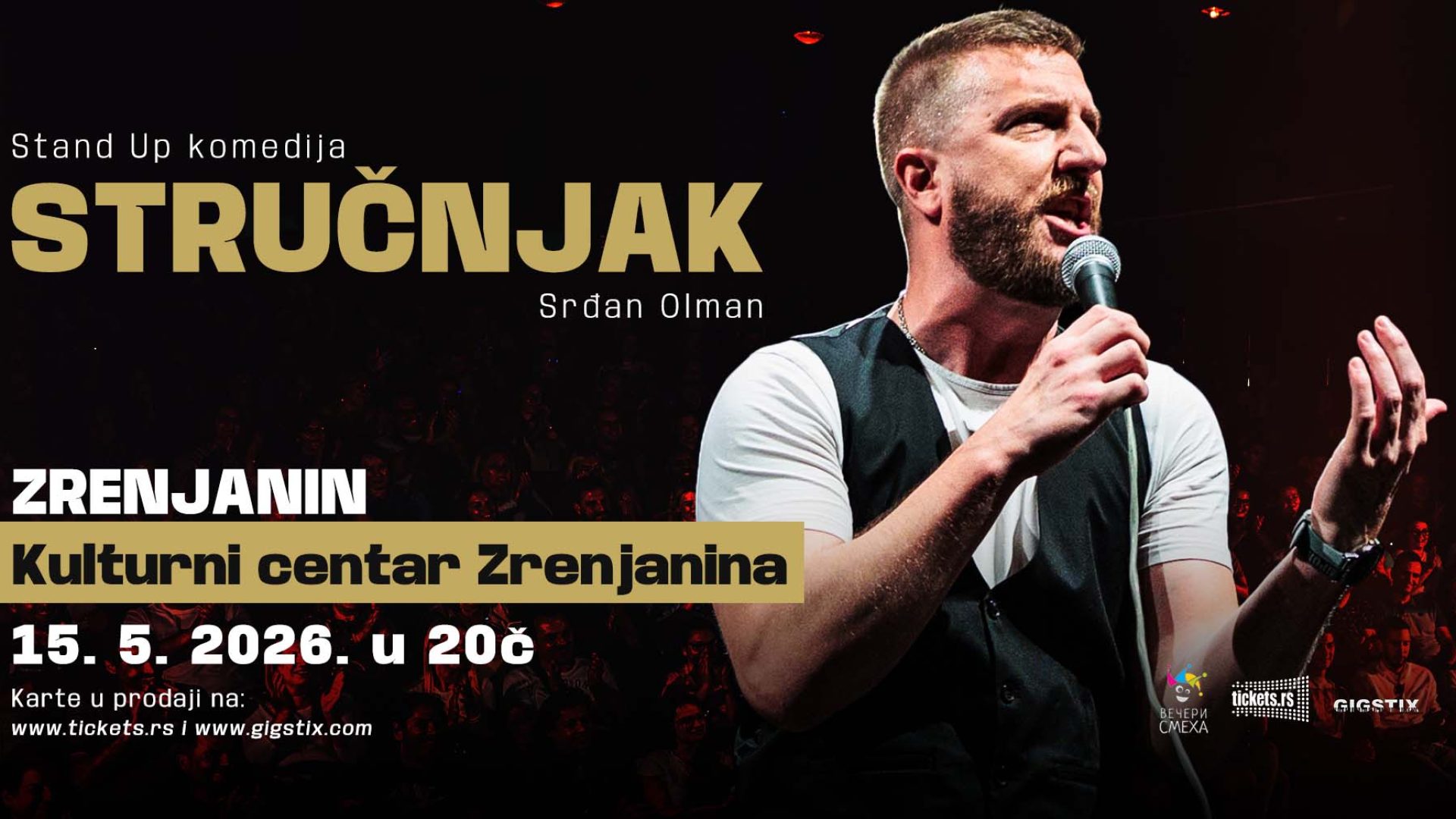 15. 05. Stendap šou Srđana Olmana – Stručnjak